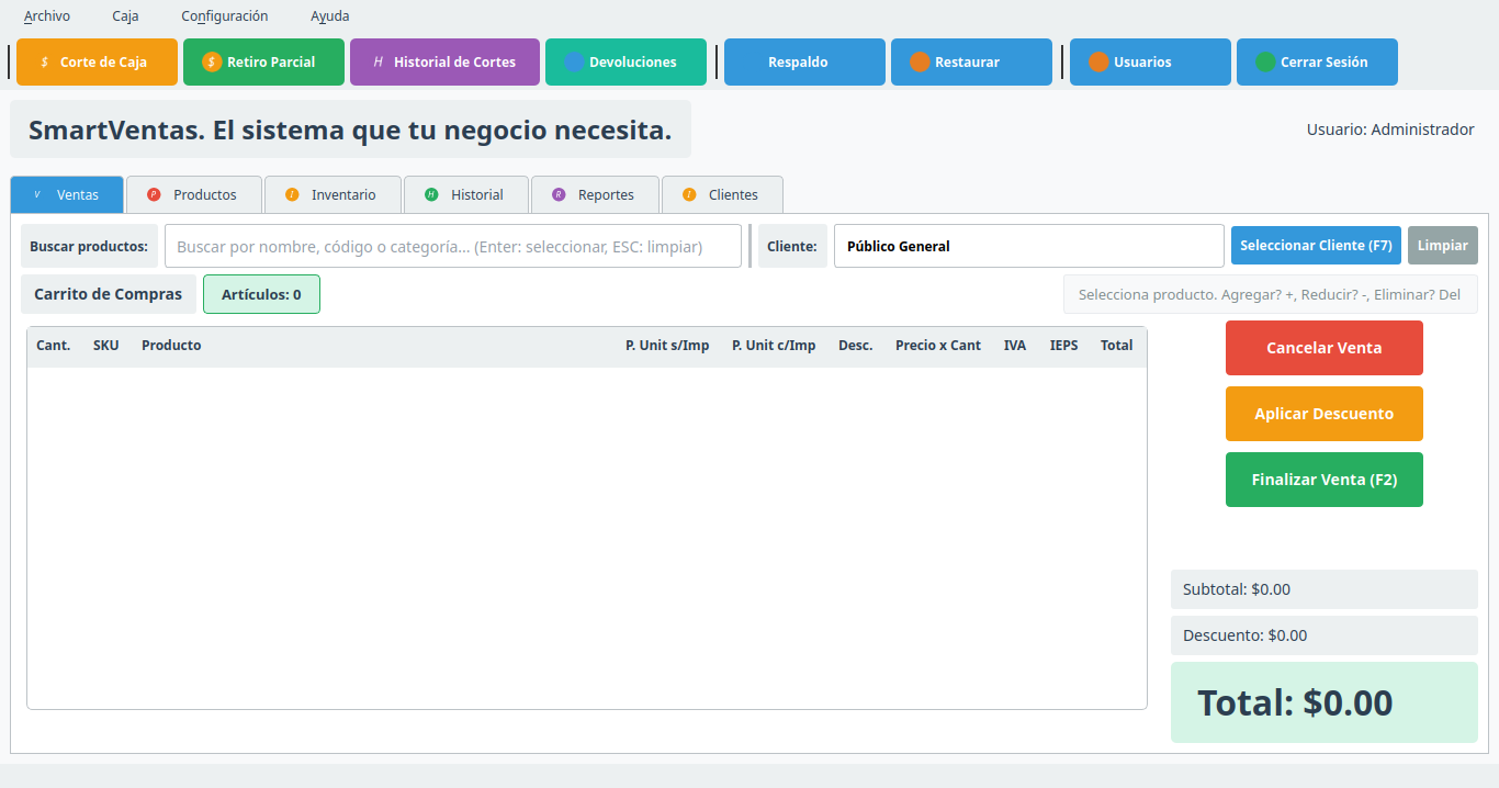 Módulo de Ventas